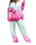 Printed Loose Street Style Two Piece Pant Set S-XXL