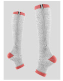High Elastic Unisex Compression Zip Stockings Professional Leg Protection Long Stockings