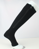 High Elastic Unisex Compression Zip Stockings Professional Leg Protection Long Stockings