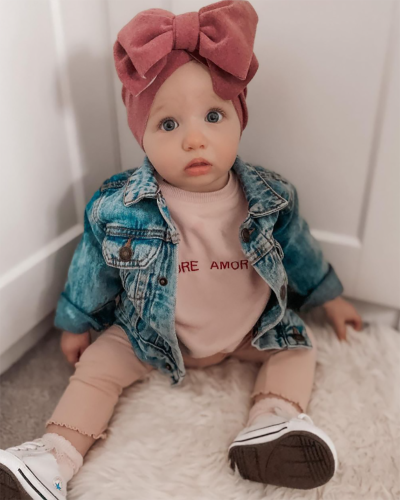 Kids Hats Baby Girl Newborn Children's kids Fat Accessories Toddler Girl Cap Bonnet baby hat with big bow tie
