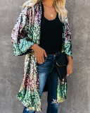 Lady Causal Flared Sleeves Party Tops Coat S-2XL 