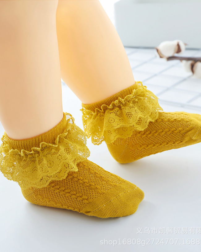 Lace Cute Baby Girl Ruffle Socks