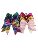 Children Kids Sequin Bow Hair Rope Baby Hair Accessories