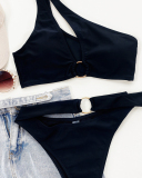 Black New Arrival Cut Swimwear Bikini Set S-L