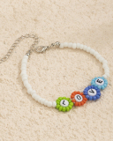 Bohemian Style Colorblock Woven Bracelet