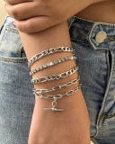 Simple Smooth C shape Bracelet
