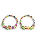 Bohemian Style Colorblock Woven Bracelet
