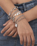 Simple Smooth C shape Bracelet