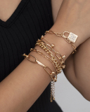 Simple Smooth C shape Bracelet