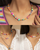 Simple Personality Star Handmade Beaded Soft Necklace 