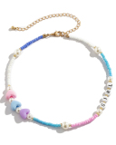 Simple Personality Star Handmade Beaded Soft Necklace 