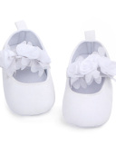 Solid Color 3D Flower Princess Athletic Baby Girl Shoes