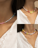 Simple Personality Star Handmade Beaded Soft Necklace 