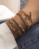 Simple Smooth C shape Bracelet