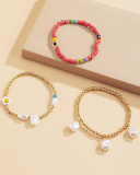 Bohemian Style Colorblock Woven Bracelet