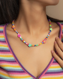 Simple Personality Star Handmade Beaded Soft Necklace 
