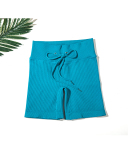 Women's Fashion Sports Suit Drawstring Gym Seamless Yoga Suit Pants  Shorts S-XL