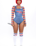 Printed Cute Two Piece Set Halloween Costume S-5XL