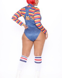 Printed Cute Two Piece Set Halloween Costume S-5XL