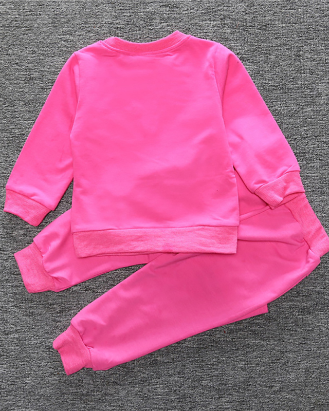 New Children's Suit Sun Flower Two-piece Set 90-120
