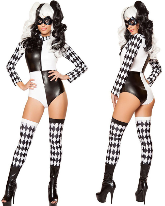 Sexy Witch Queen Halloween Cosplay Party Jumpsuit
