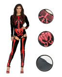 Sexy Witch Queen Halloween Cosplay Party Jumpsuit