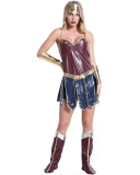 Ladies Halloween Wonder Woman Costume S-3XL 