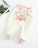 Cartoon Cute Baby Bottoming Butt Pants Thickened Outer Wear Warm Pants