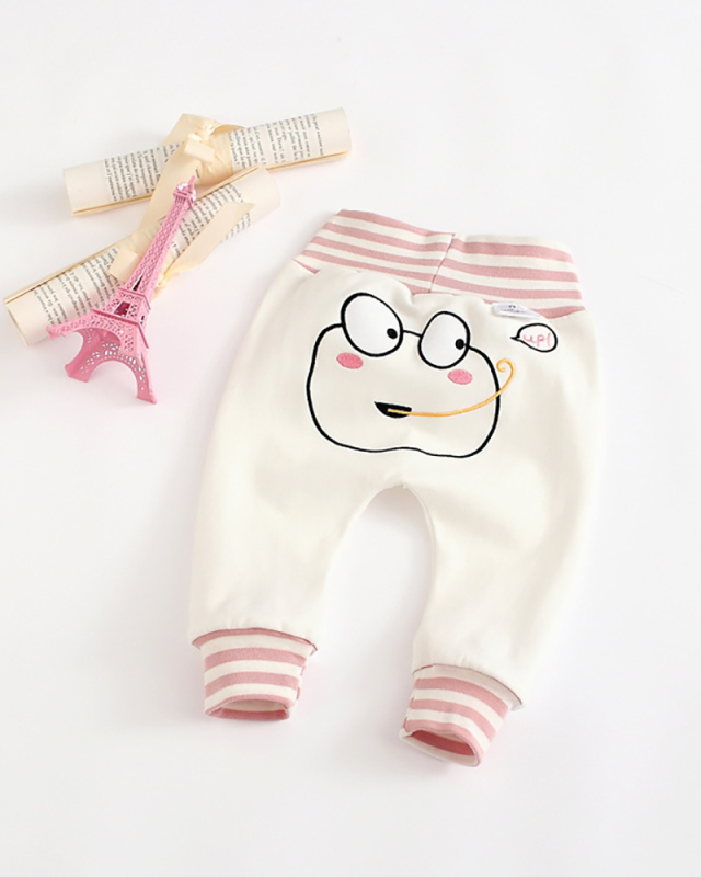 Cartoon Cute Baby Bottoming Butt Pants Thickened Outer Wear Warm Pants