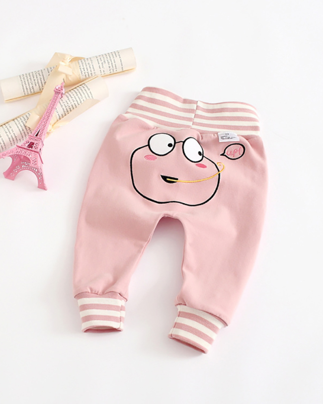 Cartoon Cute Baby Bottoming Butt Pants Thickened Outer Wear Warm Pants