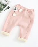 Cartoon Cute Baby Bottoming Butt Pants Thickened Outer Wear Warm Pants