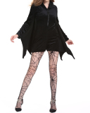 Halloween Costume Black Bat Witch Uniform M-4XL
