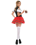 Women Sexy Stage Costumes Colorblock Party Dress S-2XL