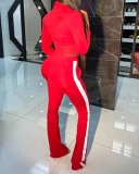 Women Slim Fashion Long Sleeve Winter Two Piece Pant Set S-3XL