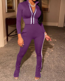 Women Slim Fashion Long Sleeve Winter Two Piece Pant Set S-3XL
