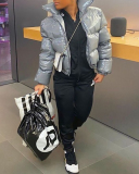 Multiple Colors Available Women's Loose Bright Face Cotton-Padded Jacket Winter Short Coat S-2XL