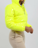 Multiple Colors Available Women's Loose Bright Face Cotton-Padded Jacket Winter Short Coat S-2XL