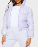 Multiple Colors Available Women's Loose Bright Face Cotton-Padded Jacket Winter Short Coat S-2XL