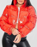 Multiple Colors Available Women's Loose Bright Face Cotton-Padded Jacket Winter Short Coat S-2XL