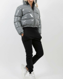 Multiple Colors Available Women's Loose Bright Face Cotton-Padded Jacket Winter Short Coat S-2XL