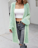 Lady Fashion Casual Street Style Sweater Tops Khaki Pink Yellow Gray Green S-XL 