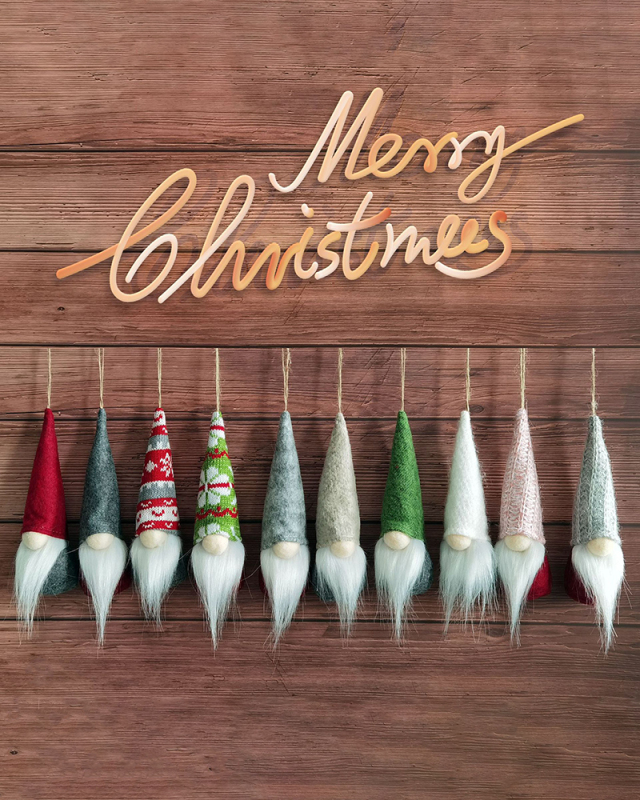 Christmas faceless Old Man Ornaments