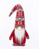 New Christmas Wool Ornaments Accessories Red Gray Cyan