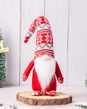 New Christmas Wool Ornaments Accessories Red Gray Cyan