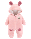 Baby Winter Cute Warm Long Sleeve Zipper Romper 59-90
