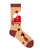 2021 New Creative Snowman Santa Claus Cartoon Socks Autumn And Winter Christmas Socks