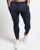 Men's Solid Color Letter Printed Fashion Casual Pants M-2XL