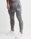Men's Solid Color Letter Printed Fashion Casual Pants M-2XL