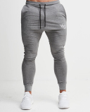 Men's Solid Color Letter Printed Fashion Casual Pants M-2XL