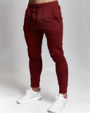 Men's Solid Color Letter Printed Fashion Casual Pants M-2XL